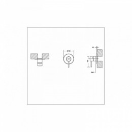Встраиваемый смеситель Bravat Arc PB86061BW-A1-ENG