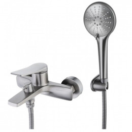 Смеситель для ванны Lemark Bronx LM3714GM графит