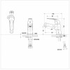 Смеситель для умывальника Bravat Fit F1135188BM-RUS