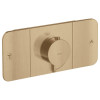 Смеситель для душа Hansgrohe Axor One 45712140 с термостатом бронза