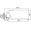 Смеситель для ванны Ledeme L2205 хром