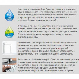 Смеситель Hansgrohe Talis E 71717000 для раковины, без сливного набора