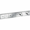Смеситель для душа Hansgrohe RainSelect 15382000, 4 потребителя, термостатический, хром