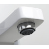 Смеситель WasserKRAFT ALLER 1061WHITE для ванны и душа с коротким изливом, комбинированное покрытие