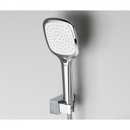 Смеситель WasserKRAFT ALLER 1061WHITE для ванны и душа с коротким изливом, комбинированное покрытие