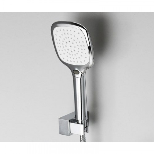 Смеситель WasserKRAFT ALLER 1061WHITE для ванны и душа с коротким изливом, комбинированное покрытие