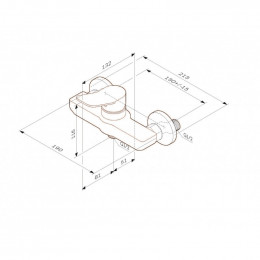 Смеситель для душа Am.Pm X-Joy F85A20033 белый