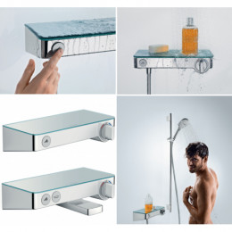 Смеситель с термостатом Hansgrohe Ecostat Select 13151000 300 m на 1/2
