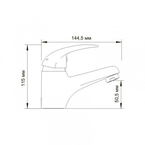 Смеситель WasserKRAFT ISEN 2603 для раковины, хром