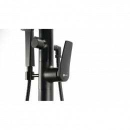 Смеситель для ванны Lemark Bronx LM3744BL черный матовый