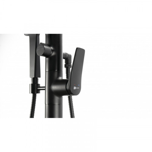 Смеситель для ванны Lemark Bronx LM3744BL черный матовый