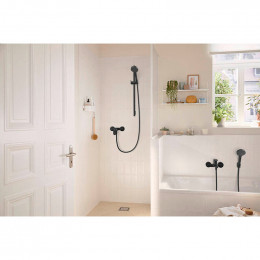 Смеситель для ванны Hansgrohe Rebris S 72440670 черный матовый