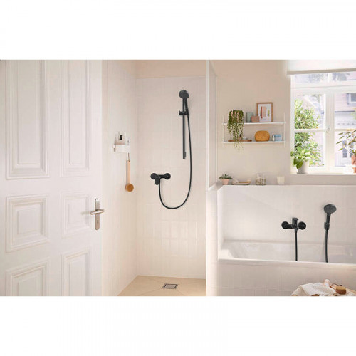 Смеситель для ванны Hansgrohe Rebris S 72440670 черный матовый