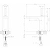 Смеситель для умывальника Bravat Spring F179113C