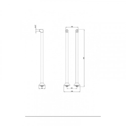 Комплект колонн Lemark LM8565B для смесителя