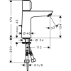 Смеситель для раковины Hansgrohe Talis Select E 110 71750000