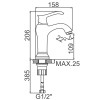Смеситель для раковины Ledeme L1041-2 хром
