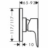 Смеситель Hansgrohe Talis E Highflow 71764000 для душа