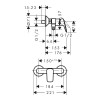 Смеситель для душа Hansgrohe Logis 71600670 матовый черный