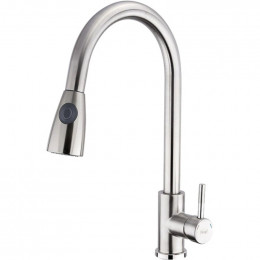 Смеситель с выдвижной лейкой для кухни Frap F60899-1