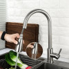 Смеситель с выдвижной лейкой для кухни Frap F60899-1