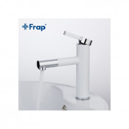 Смеситель для раковины Frap F1052-14 белый/хром