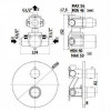 Смеситель для душа Paffoni Light LIQ013NO с термостатом Черный матовый