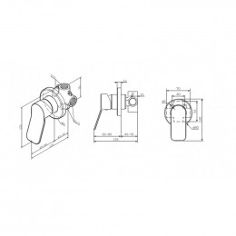 Смеситель для душа Am.Pm X-Joy F85A65000 хром
