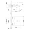 Смеситель Lemark Nero LM0214C для ванны