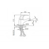 Смеситель для раковины Frap F1015 хром