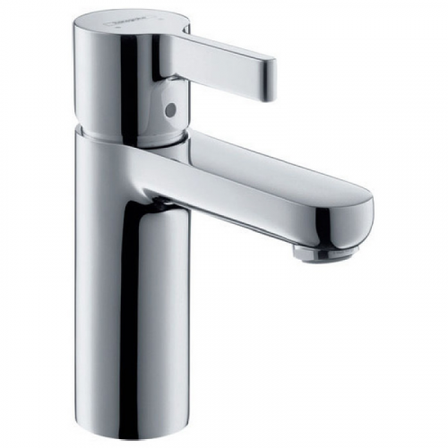 Смеситель для раковины Hansgrohe Metris Е 31060000 с донным клапаном
