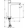 Смеситель Hansgrohe Talis Select E 240 71753000 без донного клапана