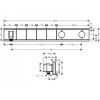 Смеситель для душа Hansgrohe RainSelect 15357000, 4 потребителя, термостатический, хром