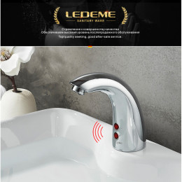 Смеситель для раковины Ledeme L1055-14 хром