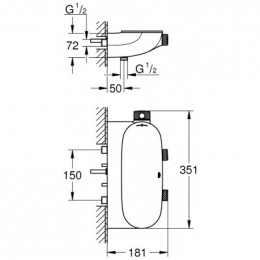 Термостат для душа Grohe Grohtherm SmartControl 34714000