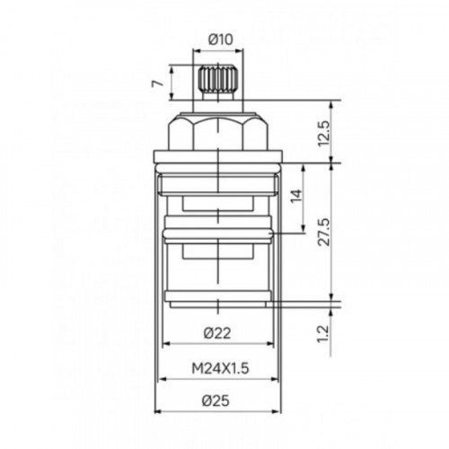 Дивертор для смесителя Iddis Optima Home 997BC149SM