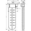 Внешняя часть Hansgrohe sBox 28020000 с овальной розеткой