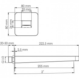 Комплект для ванны WasserKRAFT A5251.299.301.302.242.217 черный