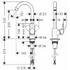 Смеситель для кухни Hansgrohe Logis 71835000
