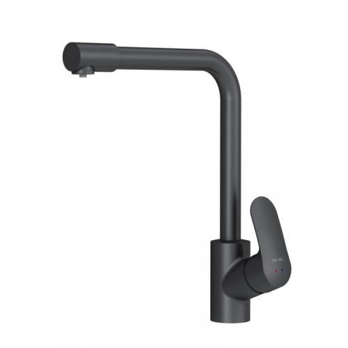 Смеситель для кухни Am.Pm Like F8005722 с подключением к фильтру черный