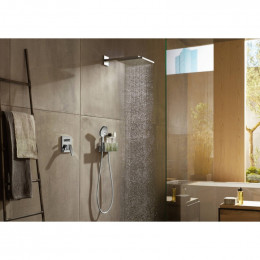 Смеситель для ванны Hansgrohe Metropol 32545700 белый матовый