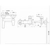 Смеситель для ванны c коротким изливом Bravat Vega F6119177CP-01