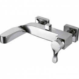 Смеситель для ванны c коротким изливом Bravat Wave F674108C-01