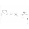 Смеситель для ванны c коротким изливом Bravat Wave F674108C-01