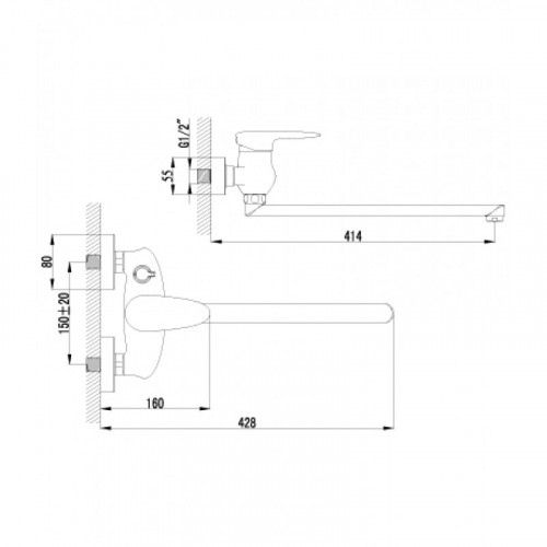 Смеситель Lemark Status LM4417C