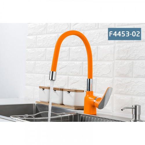 Смеситель для кухни Frap F4453-02 оранжевый