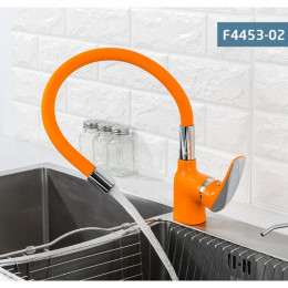 Смеситель для кухни Frap F4453-02 оранжевый