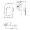 Комплект для раковины WasserKRAFT A74543 черный