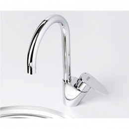 Смеситель WasserKRAFT LEINE 3507 для кухни с поворотным изливом, хром