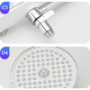 Смеситель для ванны Gappo G2203-8 белый/хром
